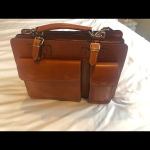 Viola Castellani- NWT- Italian Leather Briefcase!
